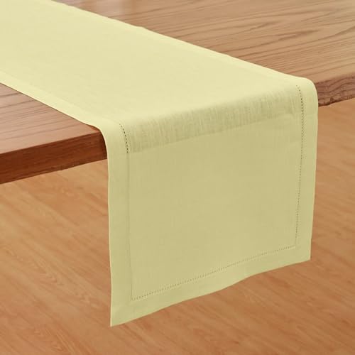 Linen Chambray Table Runner 120 Inches x7