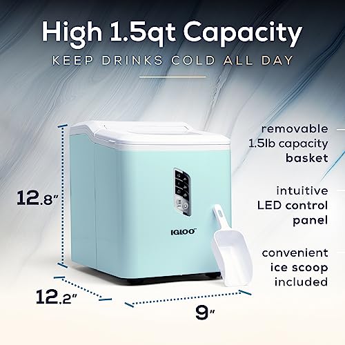 Electric Countertop Ice Maker Machine Portable 33lbs 24h Stainless Steel A7