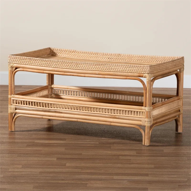 Rattan Coffee Table Bo7