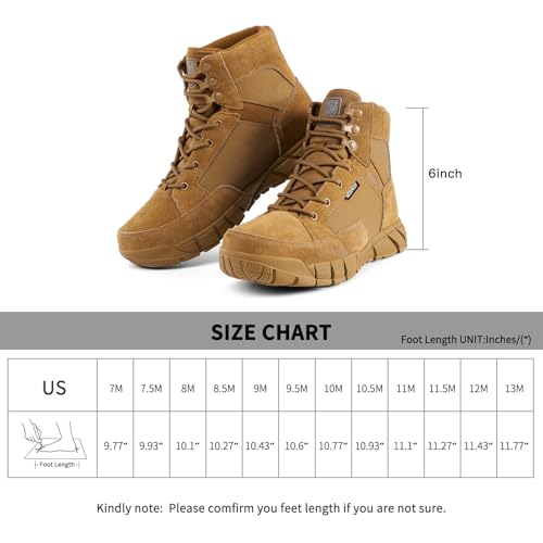Hiking Work Boots Waterproof 6 Inch A7