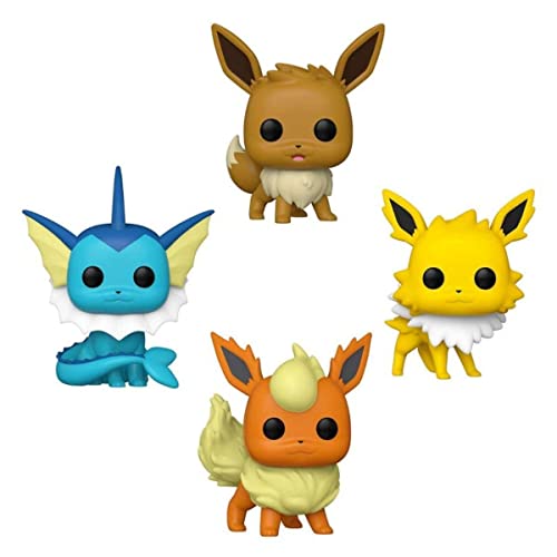 Pokemon Action Figures 4-Pack Eevee Vaporeon Jolteon Flareon k7
