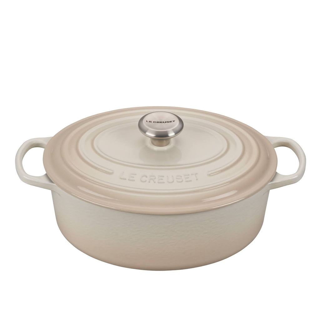 Cast Iron Oval Dutch Oven 5-Quart Deep Teal k7