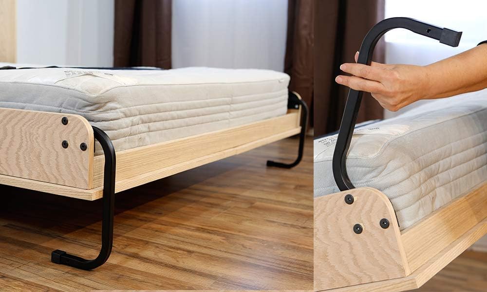 Queen Size Murphy Bed Hardware Kit DIY Wood Frame Folding Wall Bed 7k