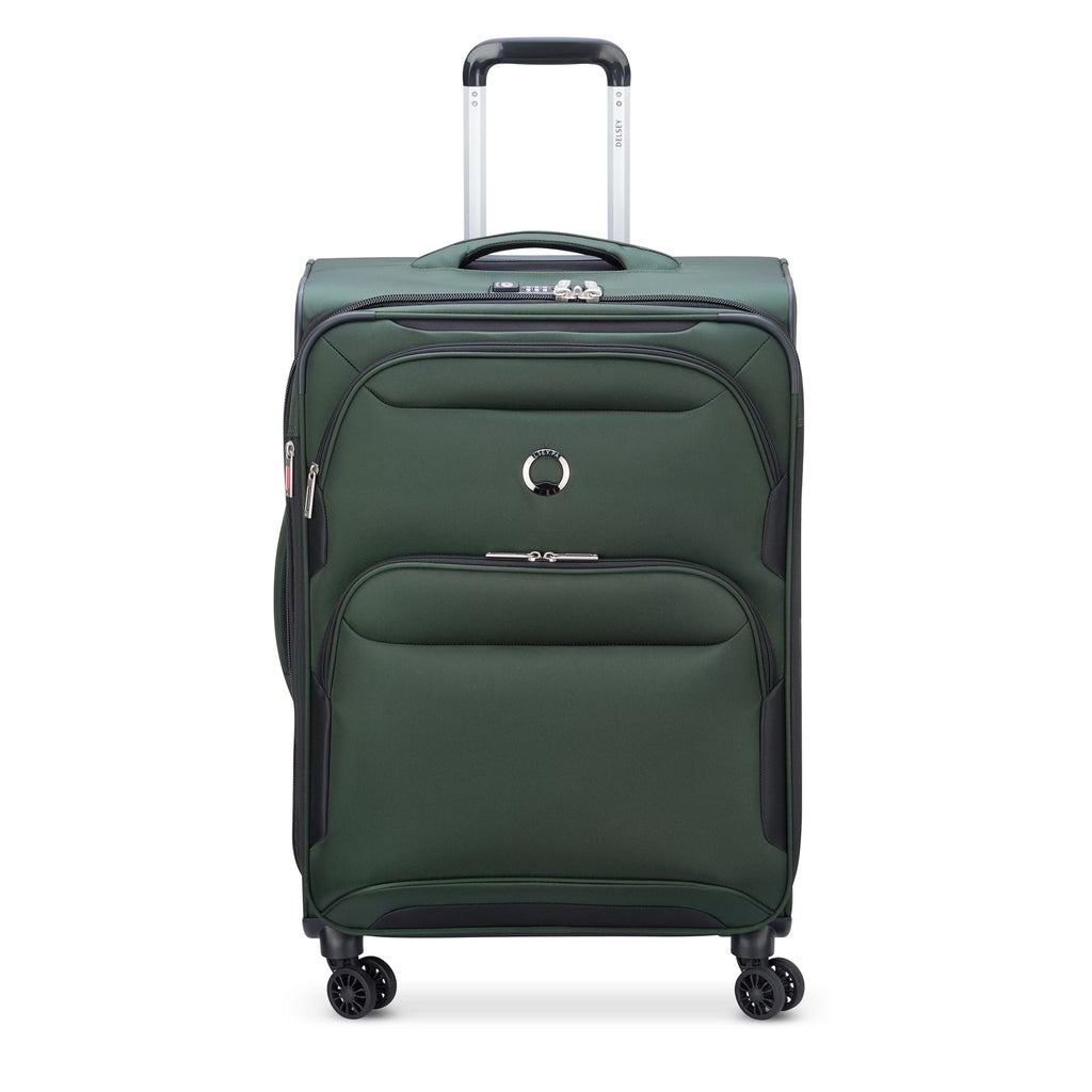 Softside Spinner Luggage 28 Inch Green k7