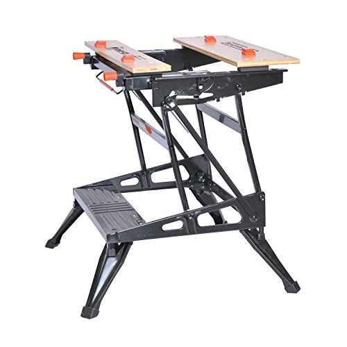 Portable Folding Workbench with Clamps 7x