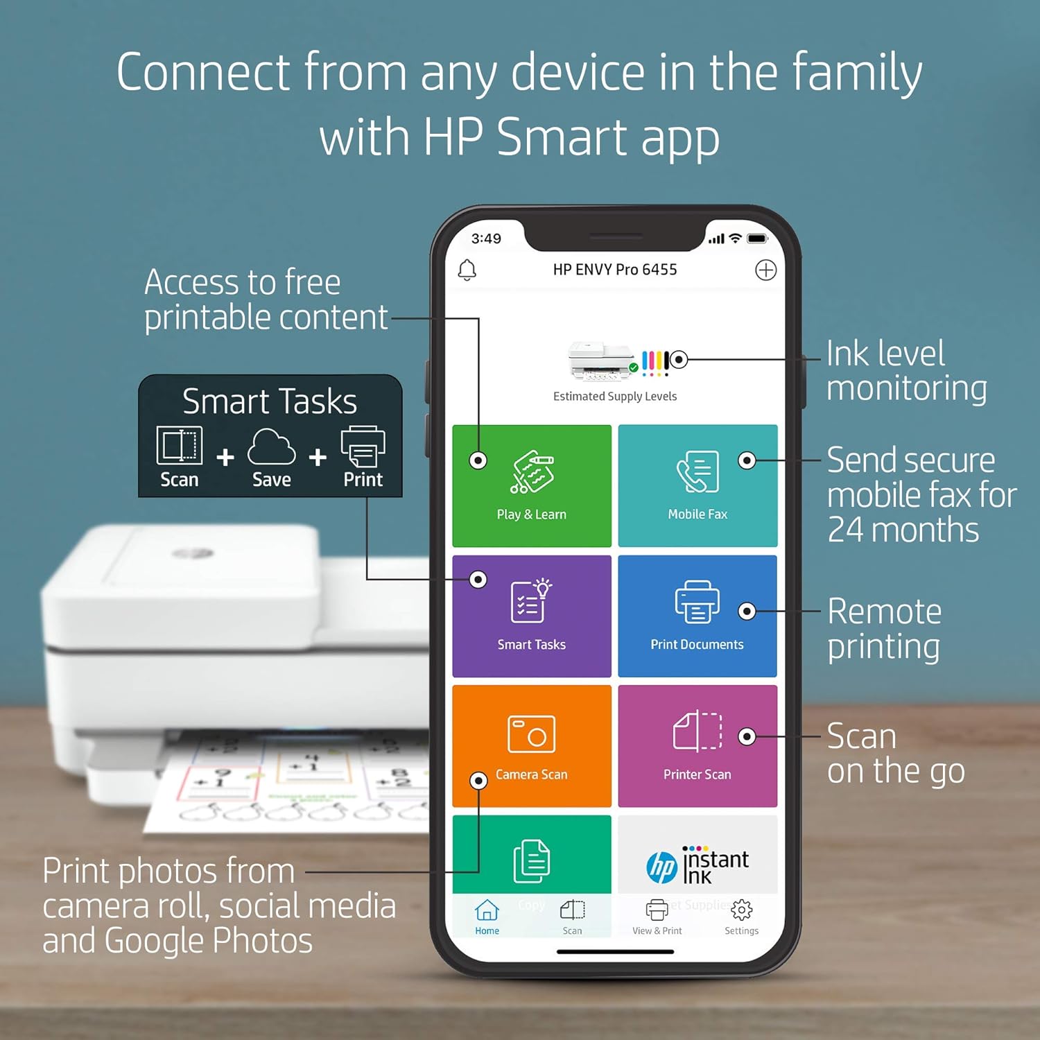 Wireless All-in-One Printer with Scan Copy ADF 7k