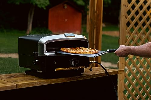 Outdoor Pizza Oven with Rotating Stone, Portable A7