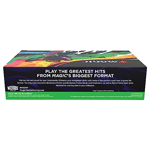 Commander Masters Set Booster Box 24 Packs 360 Cards k7