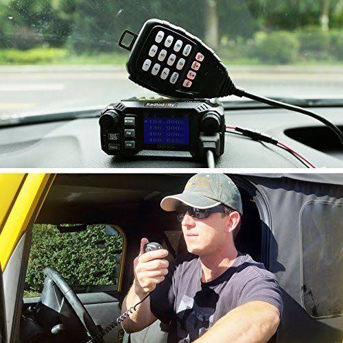 Dual Band Quad-Standby Mini Mobile Radio 25W Vehicle Transceiver 7k