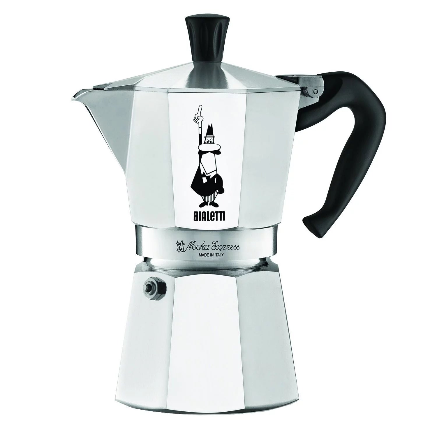 Bialetti Aluminum 6 Cup Stovetop Steamer Espresso Coffee Maker Brewer, Silver - Radiant Selections