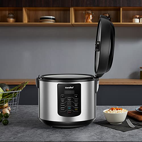 Compact Rice Cooker 6-in-1 Stainless Steel Multi Cooker 2QT A7