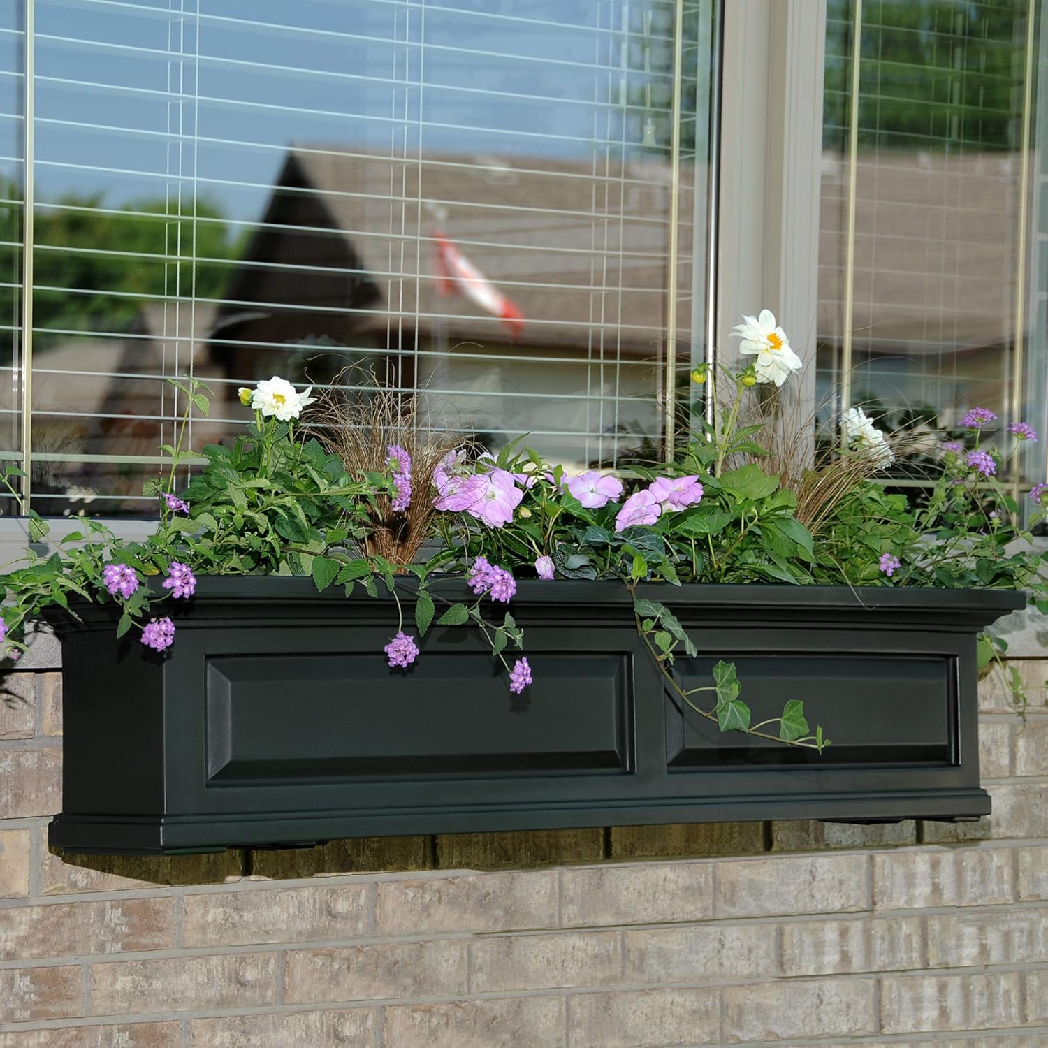 Window Box 4ft Black a7