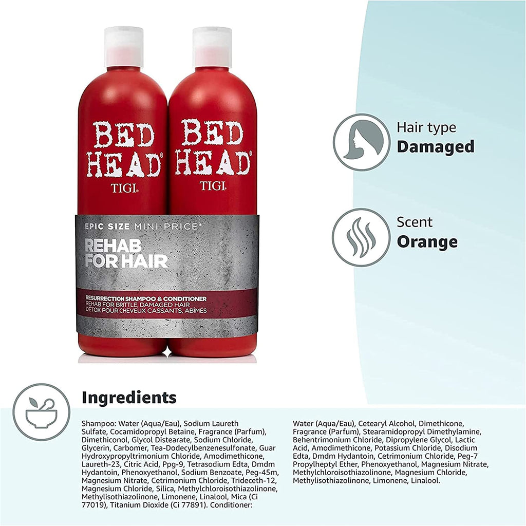 Damaged Hair Shampoo and Conditioner Set 25.36 oz 2ct k7