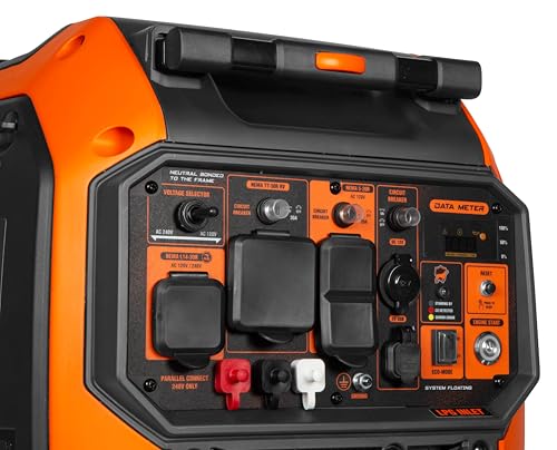Portable Inverter Generator 6800W Dual Fuel Electric Start A7
