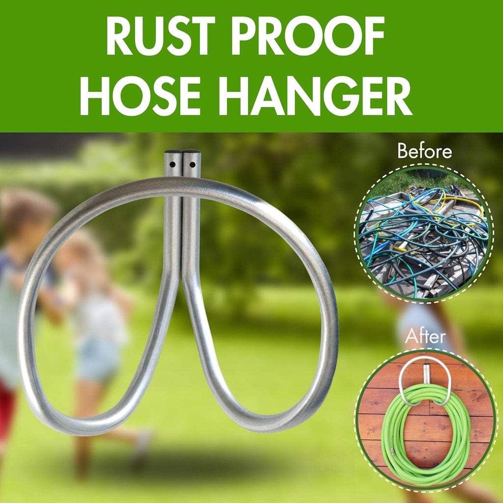Garden Hose Holder Wall Mounted Rust Proof Heavy Duty a7