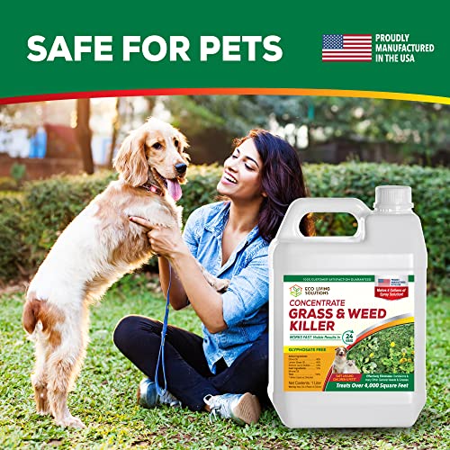 Weed Killer Concentrate Spray, Pet Safe & Organic Herbicide Q7