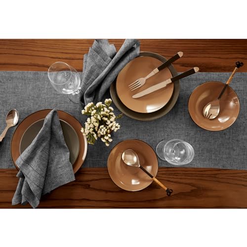 Linen Chambray Table Runner 120 Inches x7
