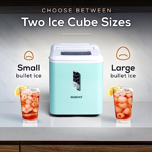 Electric Countertop Ice Maker Machine Portable 33lbs 24h Stainless Steel A7