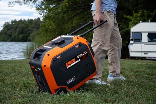 Portable Inverter Generator 6800W Dual Fuel Electric Start A7