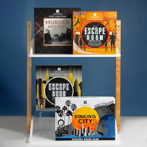 Talking Tables Host Your Own Escape Room Game New York Edition | Interactive Family Games Night | Solve Puzzles and Find Clues to Escape in time | 2-6 Players | Ages 16+ | Moderate Difficulty Level