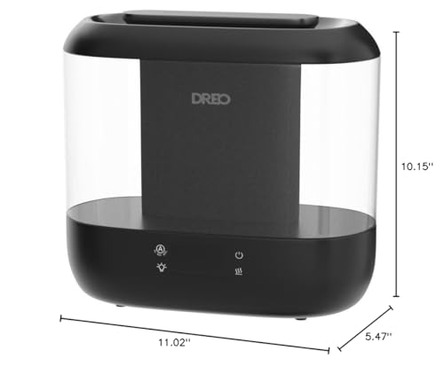 Top Fill Cool Mist Humidifier for Bedroom 60H Quiet k7