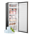 Upright Freezer Convertible Refrigerator, 5 Adjustable Shelves, Garage Ready A7