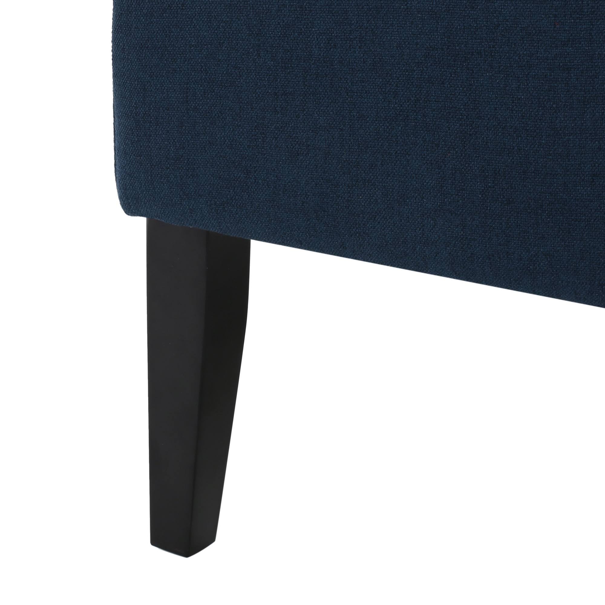Fabric Dining Chair Dark Blue k7