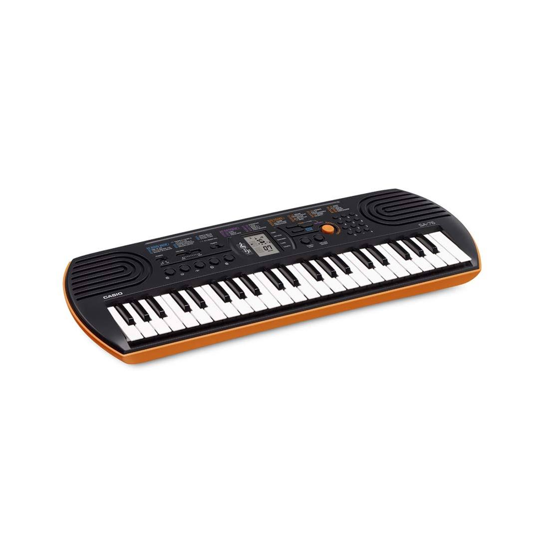 Electronic Mini Keyboard 44-Key Black Orange k7