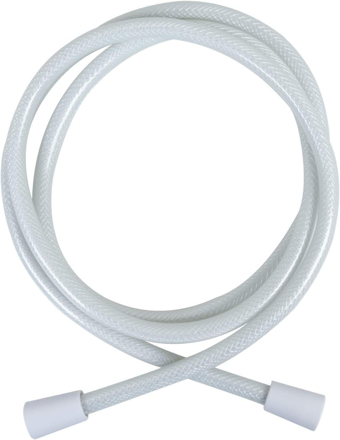 Handheld Shower Head with 84" Flexible Hose and Pause Function White k7
