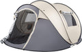 4 Person Pop Up Waterproof Camping Tent Easy Setup 2 Doors-Instant Mesh Windows for Camping Hiking Fishing Beach 2 Doors-Instant Family Traveling Outdoor