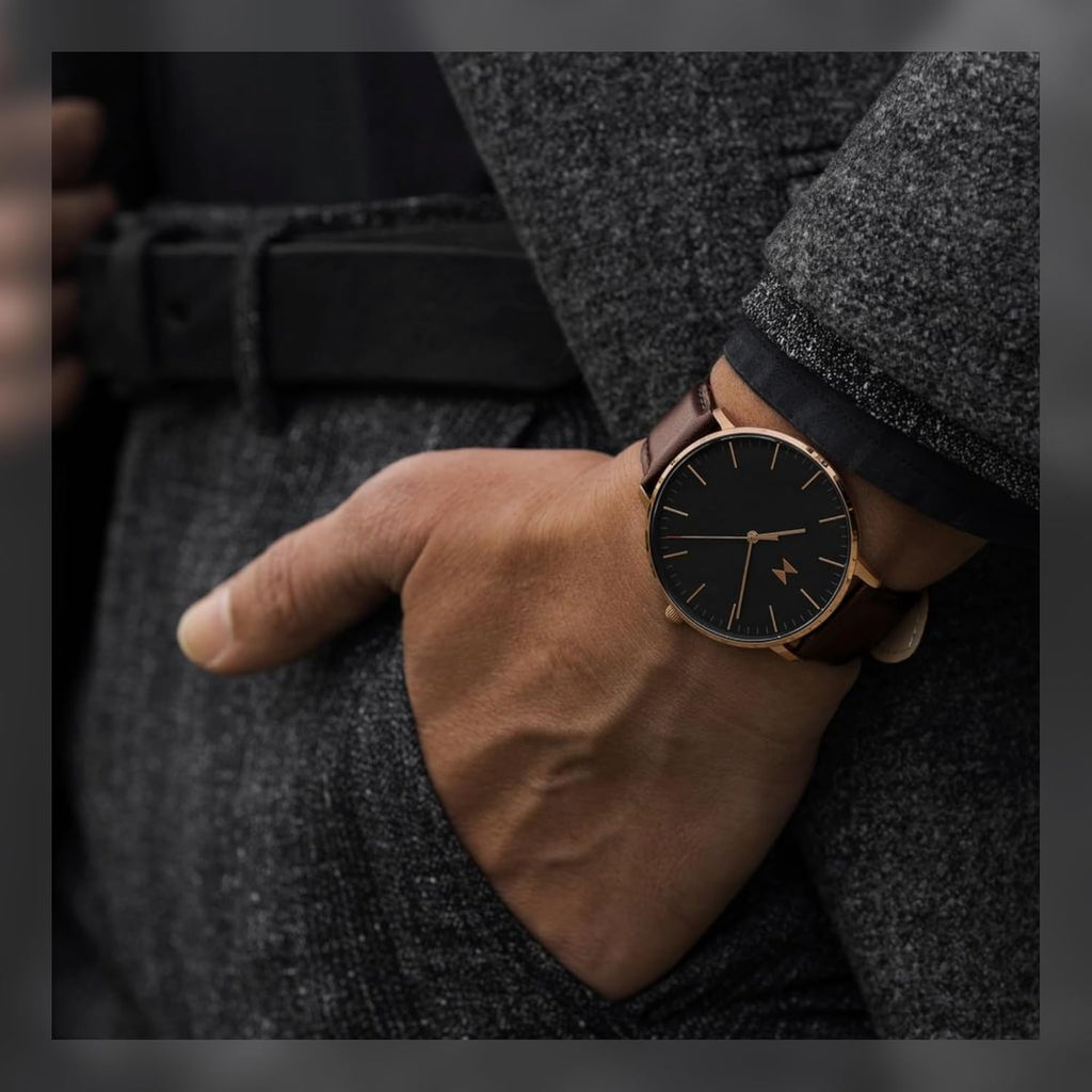 Men's Slim Analog Watch Water Resistant 42mm k7