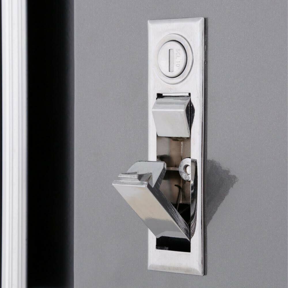 Steel Garage Wall Cabinet Black Grey k7