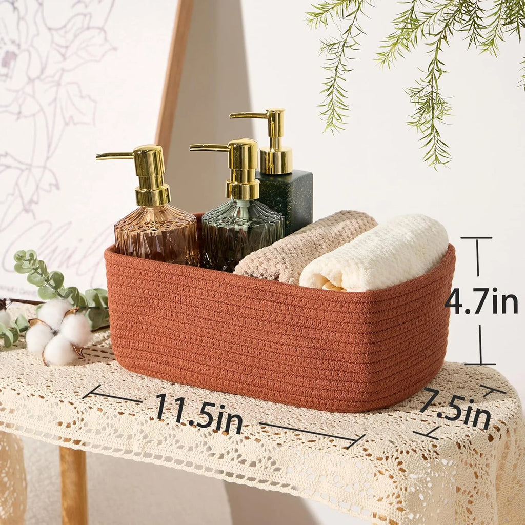 Small Storage Baskets for Organizing 3 Pack A7