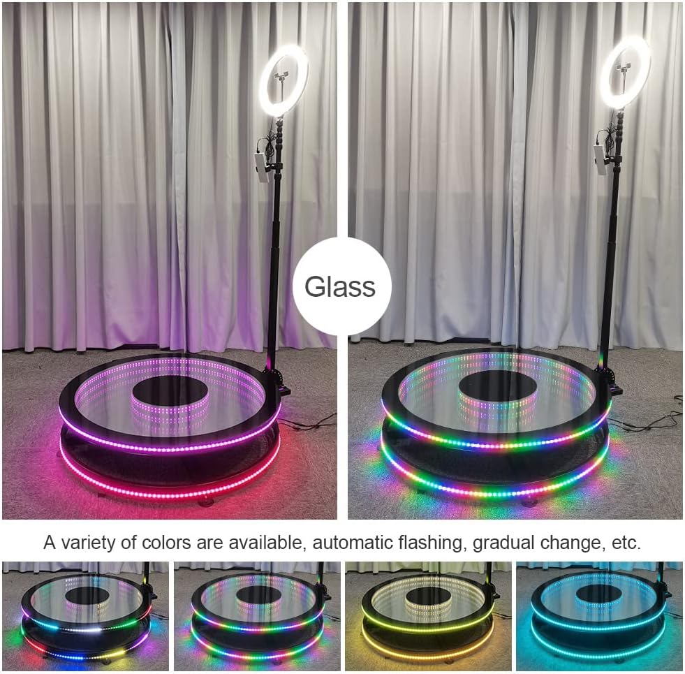 360 Photo Booth Machine for Parties Slow Motion Spin 7k