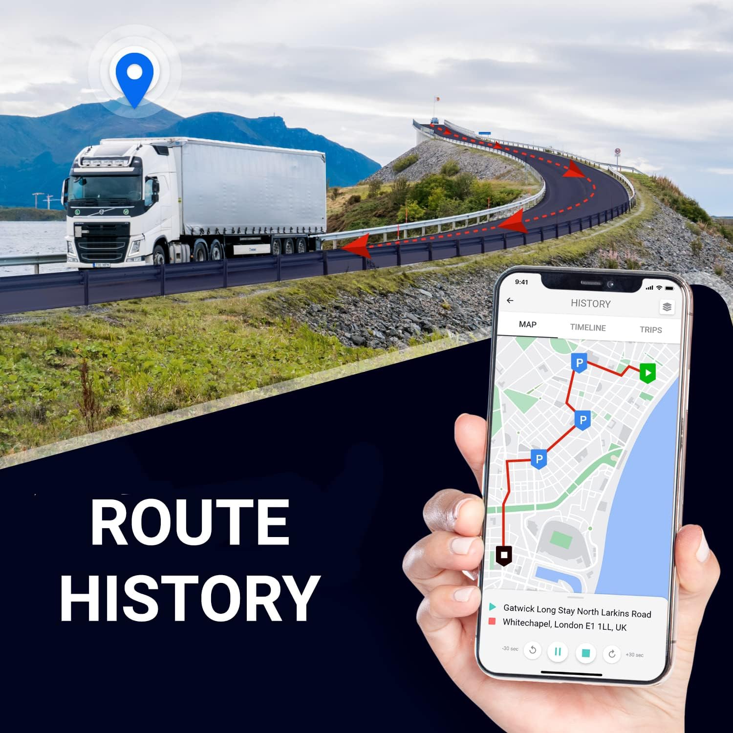Vehicle GPS Tracker Hardwired Real-Time Location A7k