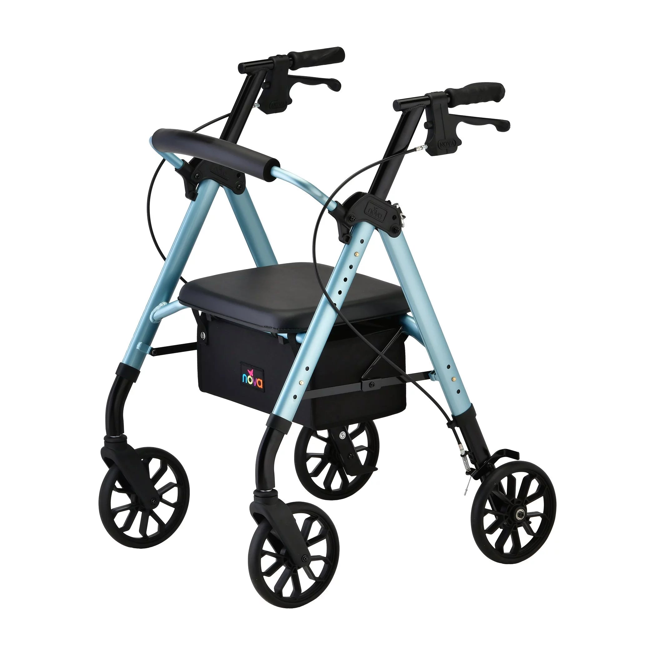 Aluminum Rollator with 8 Inch Wheel k7