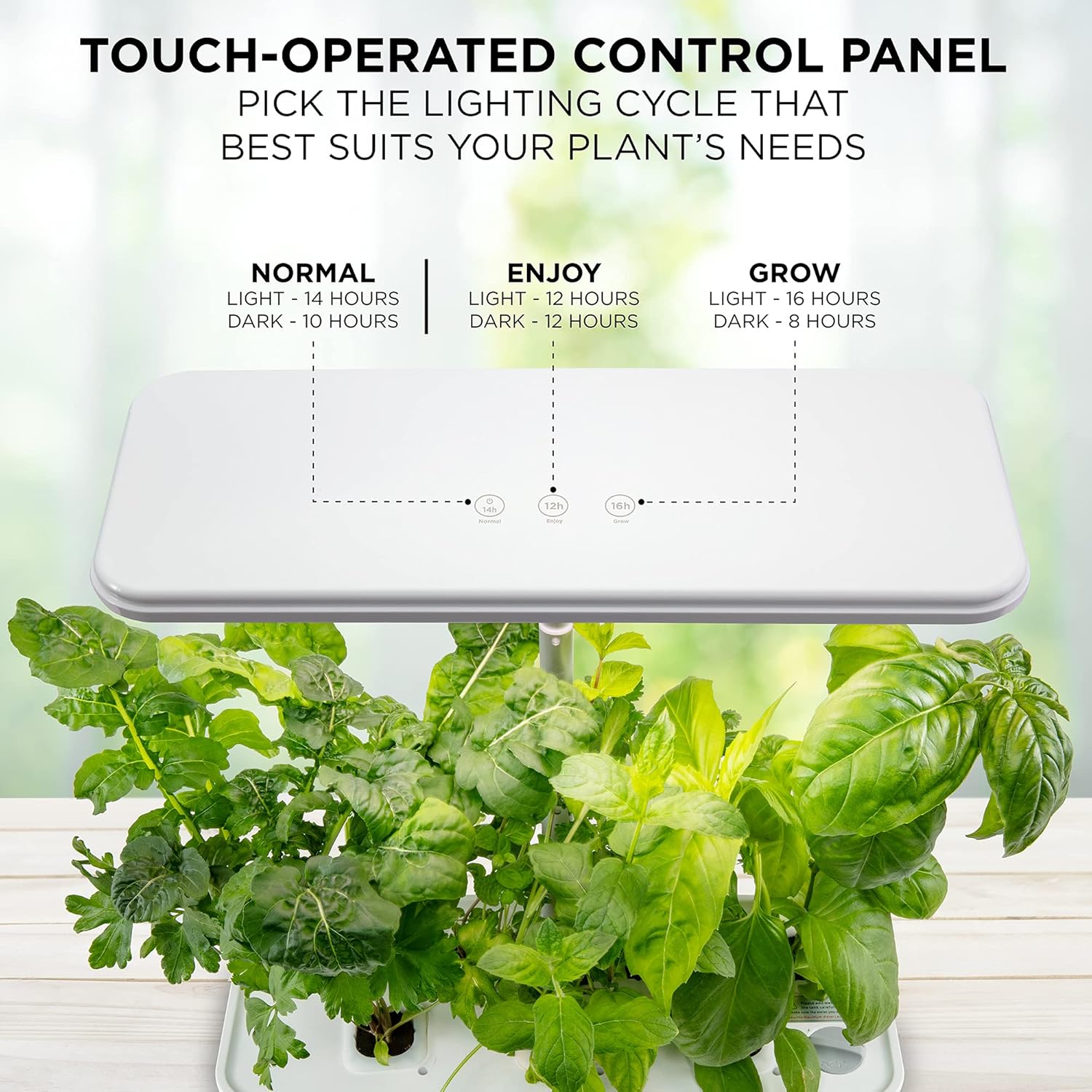 Hydroponics Growing System Kit with LED Grow Light k7