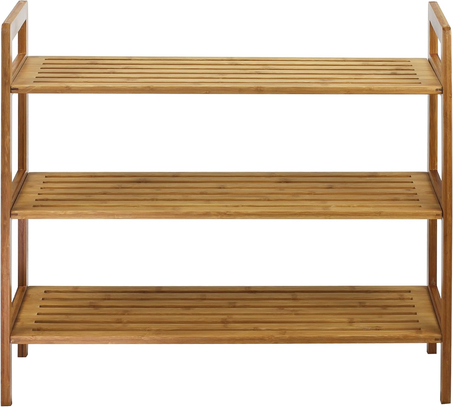 Bamboo Shoe Rack 3-Tier Natural k7