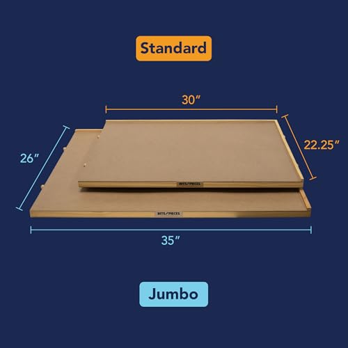 Jigsaw Puzzle Board with Drawers 1000 Piece Wooden Organizer a7