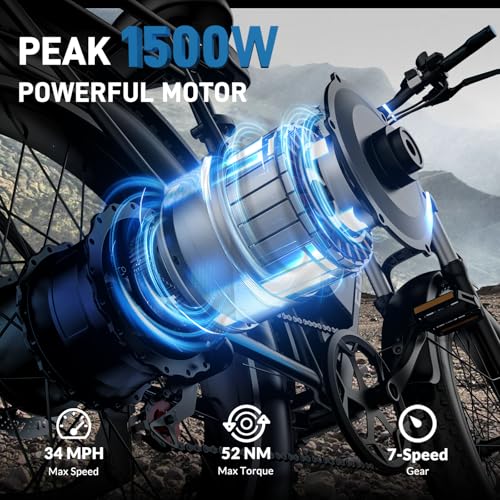 Electric Bike for Adults 48V Fat Tire eBike 7k