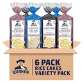 Quaker Large Rice Cakes, 3 Flavor Topper Variety Pack, Pack of 6 - Curated Treasures Market