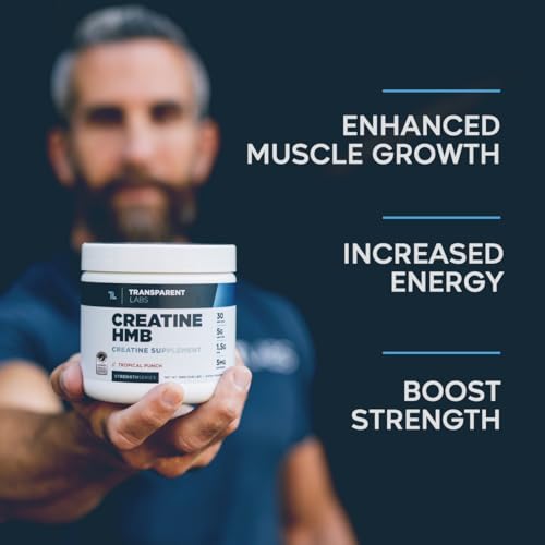 Creatine HMB Supplement, Tropical Punch & Unflavored x7