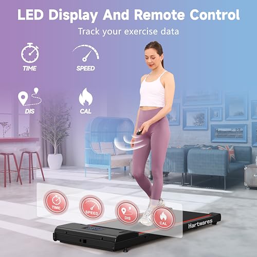 Walking Pad Under Desk Treadmill, Portable 2.5HP Quiet Machine 7k