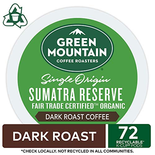 Dark Roast Coffee Pods, 72 Count K7m