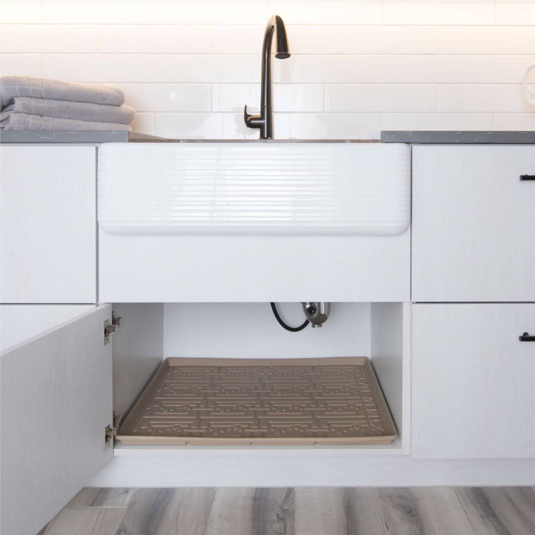 Under Sink Cabinet Mat 37x22 Beige a7