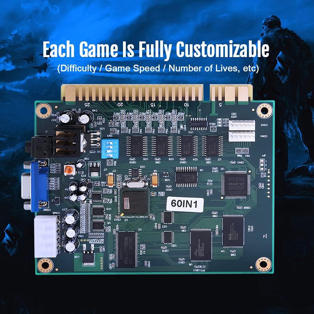 Arcade Game PCB Board with VGA/CGA Output 7k