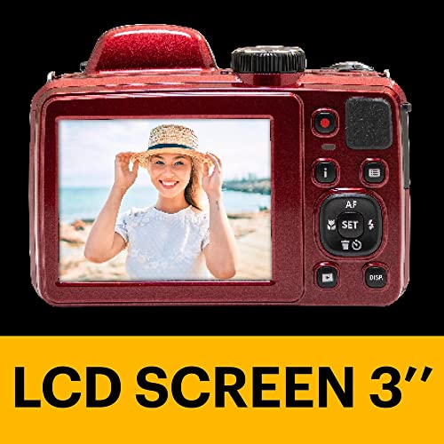 Digital Camera 42X Optical Zoom 24mm Wide Angle 1080P Video r7