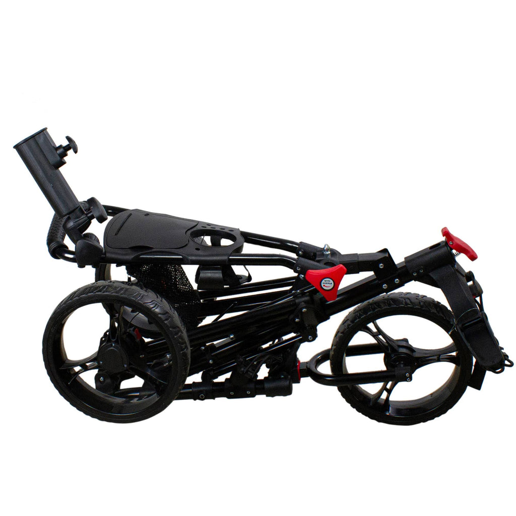 Golf Bag Push Cart 48x22 Folding 3 Wheel a7