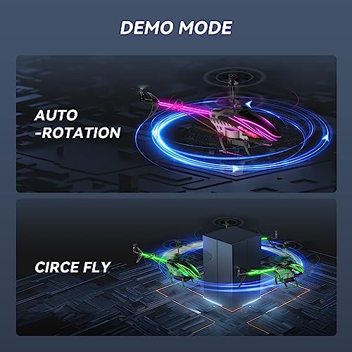 RC Helicopter for Kids, 30Mins Flight, LED Lights, Altitude Hold a7
