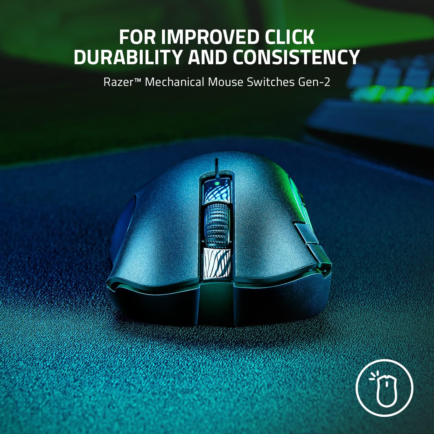 Wireless Ergonomic Gaming Mouse 7 Buttons 2-Pack k7